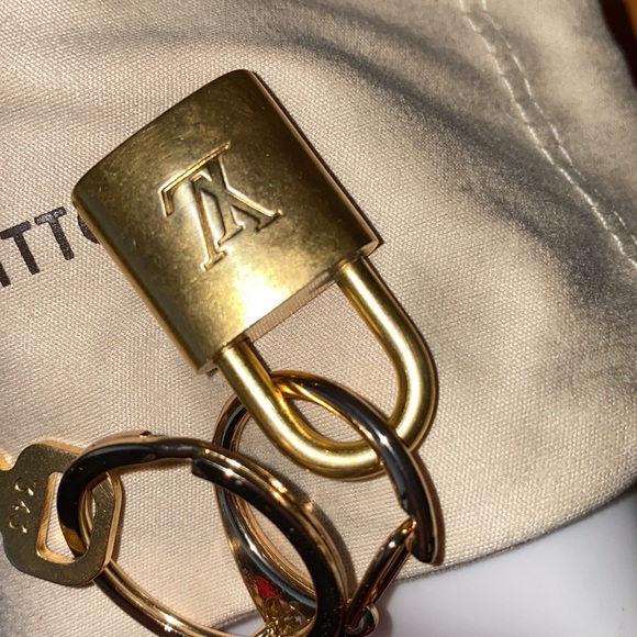 Louis Vuitton Lock and Key Set. Charm is generic and gifted - Picture 4 of 6